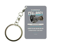 Thumbnail for CF6-80E1 Key Chain design on gray key chain