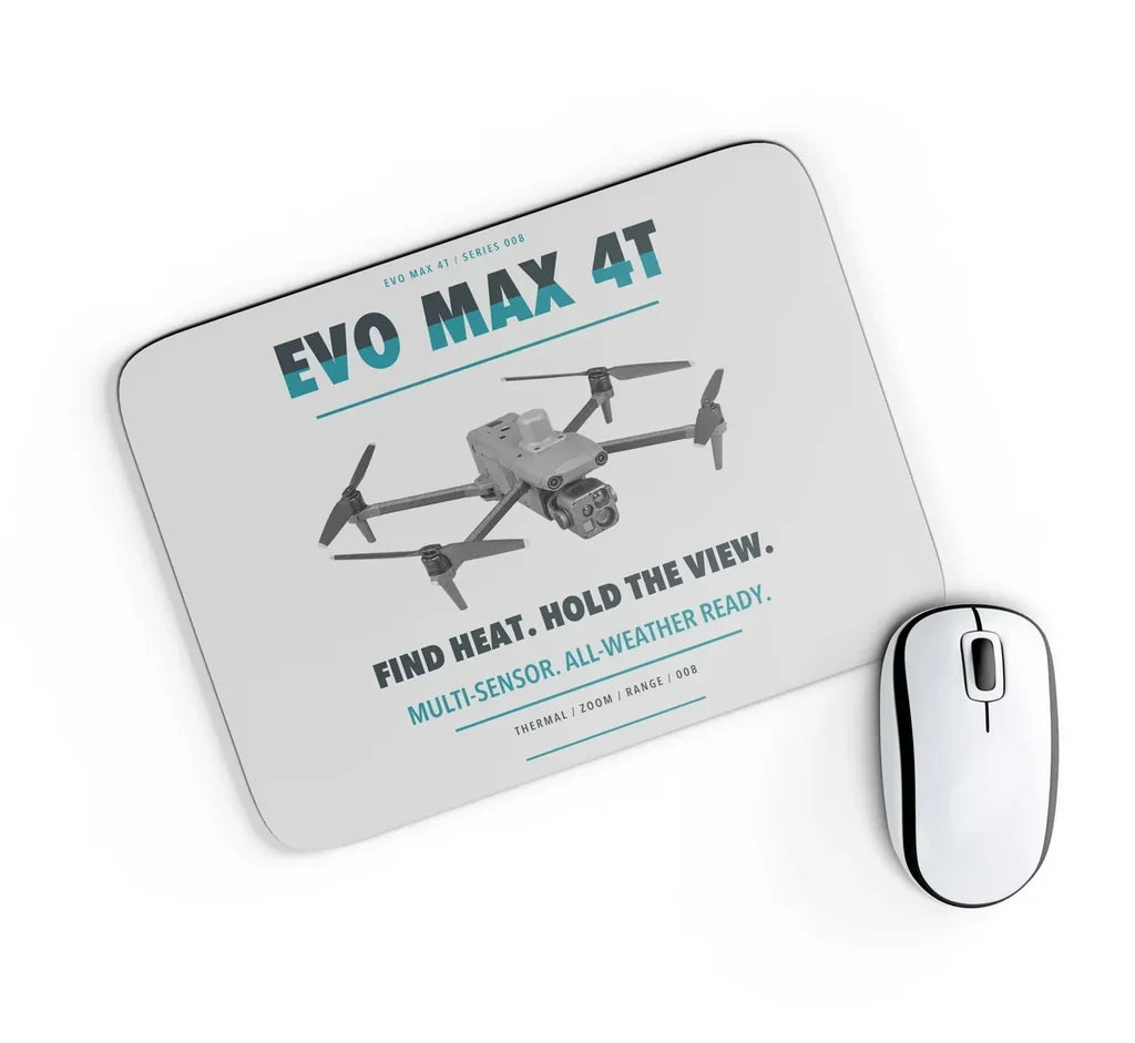 Autel EVO Max 4T design on light gray rectangle mouse pad