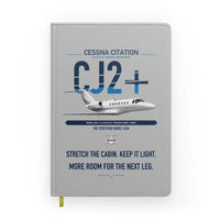 Thumbnail for Cessna Citation CJ2+ design on light gray notebook