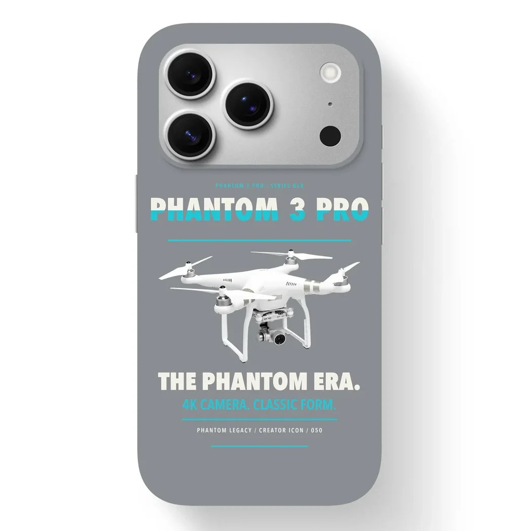 DJI Phantom 3 Professional Case design on gray iphone case