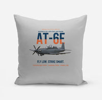 Thumbnail for AT-6E Wolverine Light Attack design on light gray pillow