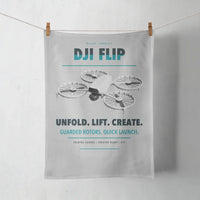 Thumbnail for DJI Flip design on light gray towel
