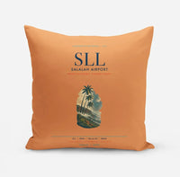 Thumbnail for Salalah Airport (SLL) design on orange pillow
