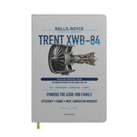 Thumbnail for TRENT XWB-84 design on light gray notebook