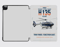 Thumbnail for Airbus H135 design on light gray ipad tablet case