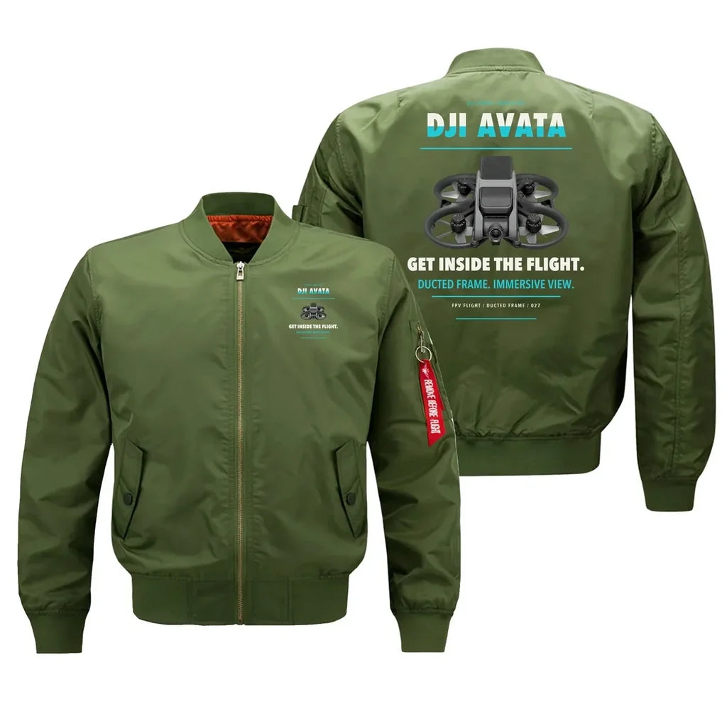 DJI Avata design on green bomber