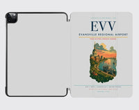 Thumbnail for Evansville Regional Airport (EVV) design on light gray ipad tablet case