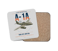Thumbnail for Messerschmitt Me 262A-1a design on light gray 1 piece coaster