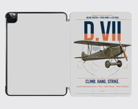 Thumbnail for Fokker D.VII design on light gray ipad tablet case