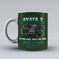 Thumbnail for Avata 2 Mug design on dark green dji