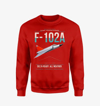 Thumbnail for F-102A Delta Dagger design on red sweatshirt