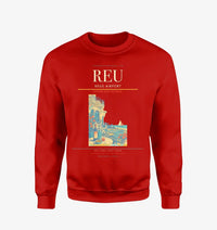 Thumbnail for Reus Airport (REU) design on red sweatshirt
