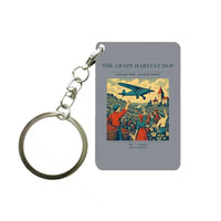 Thumbnail for VINTAGE G4445 - The Grape Harvest Hop - Designed Key Chain design on gray