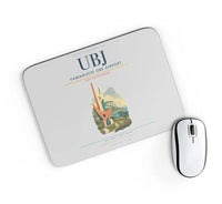 Thumbnail for Yamaguchi Ube Airport (UBJ) design on light gray rectangle mouse pad