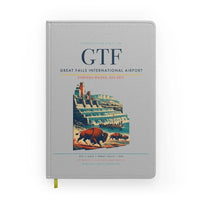 Thumbnail for Great Falls International Airport (GTF) design on light gray notebook