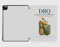Thumbnail for Dubuque Regional Airport (DBQ) design on light gray ipad tablet case