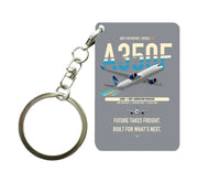 Thumbnail for Airbus A350F Key Chain design on gray key chain