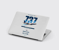 Thumbnail for Boeing 737-200 design on light gray MacBook case