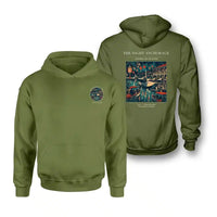 Thumbnail for VINTAGE G4063 - The Night Anchorage - Double-Side Hoodie design on greenarmy double side