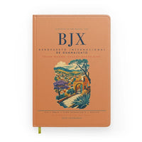 Thumbnail for Aeropuerto Internacional de Guanajuato (BJX) design on orange notebook