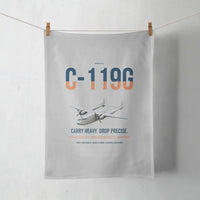 Thumbnail for C-119G Flying Boxcar design on light gray towel