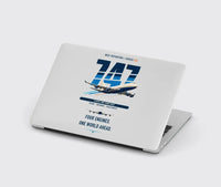 Thumbnail for Boeing 747-400 design on light gray MacBook case