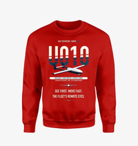 Thumbnail for Airbus U010 Aliaca Fixed-wing design on red sweatshirt