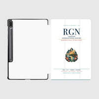 Thumbnail for Yangon International Airport (RGN) design on white samsung tablet tablet case