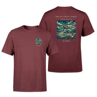Thumbnail for VINTAGE G4150 - The Fog Field Landing - Double-Side T-Shirt design on darkred double side t shirt