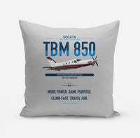 Thumbnail for Socata TBM 850 design on light gray pillow