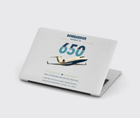 Thumbnail for Bombardier Challenger 650 design on light gray MacBook case