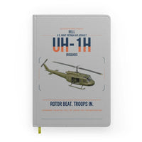 Thumbnail for Bell UH-1H Iroquois design on light gray notebook