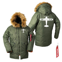 Thumbnail for Eat Sleep Fly & Propeller Bomber Jacket - view 6