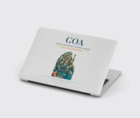 Thumbnail for Genoa Cristoforo Colombo Airport (GOA) design on light gray MacBook case