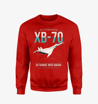 Thumbnail for XB-70A Valkyrie design on red sweatshirt