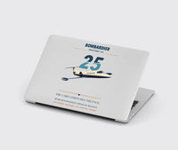 Thumbnail for Bombardier Learjet 25 design on light gray MacBook case