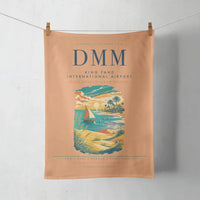 Thumbnail for King Fahd International Airport (DMM) design on orange towel