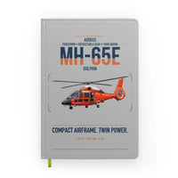 Thumbnail for Airbus MH-65E Dolphin design on light gray notebook
