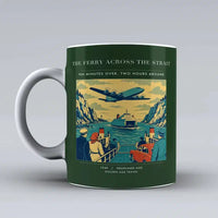 Thumbnail for VINTAGE G4478 - The Ferry Across The Strait - Ceramic Mug design on darkgreen