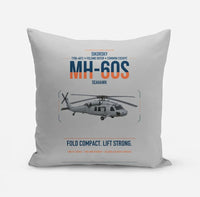 Thumbnail for Sikorsky MH-60S Seahawk design on light gray pillow