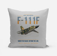 Thumbnail for F-111F Aardvark design on light gray pillow