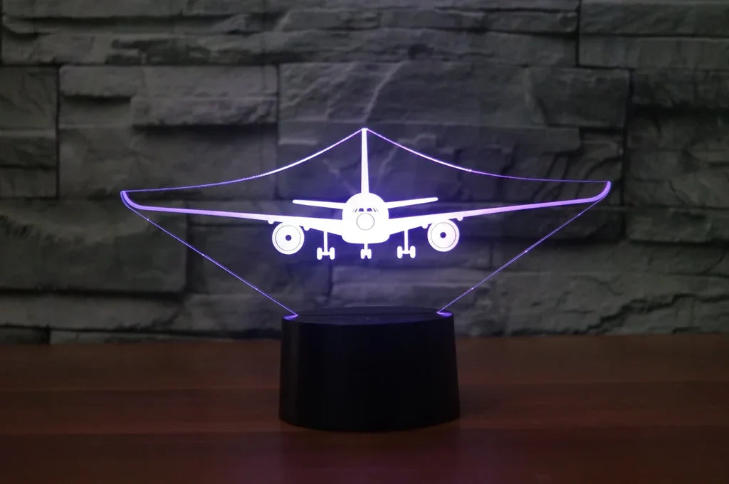 Customisable Airbus A350 3D Lamp - view 7