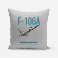 Thumbnail for F-106A Delta Dart design on light gray pillow