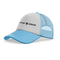 Thumbnail for Israir Airlines aviation design printed on light blue trucker cap