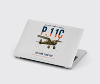 Thumbnail for PZL P.11c design on light gray MacBook case