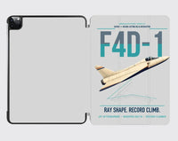 Thumbnail for F4D-1 Skyray design on light gray ipad tablet case