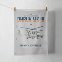 Thumbnail for HAL ALH Dhruv Mk III design on light gray towel