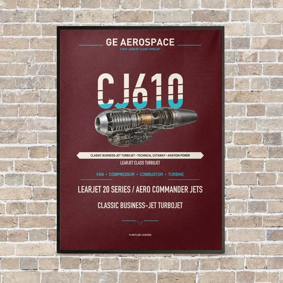CJ610 vertical canvas print - framed - dark red background