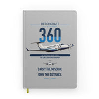 Thumbnail for Beechcraft King Air 360 design on light gray notebook