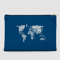 Thumbnail for World Map Zipper Pouch - view 6
